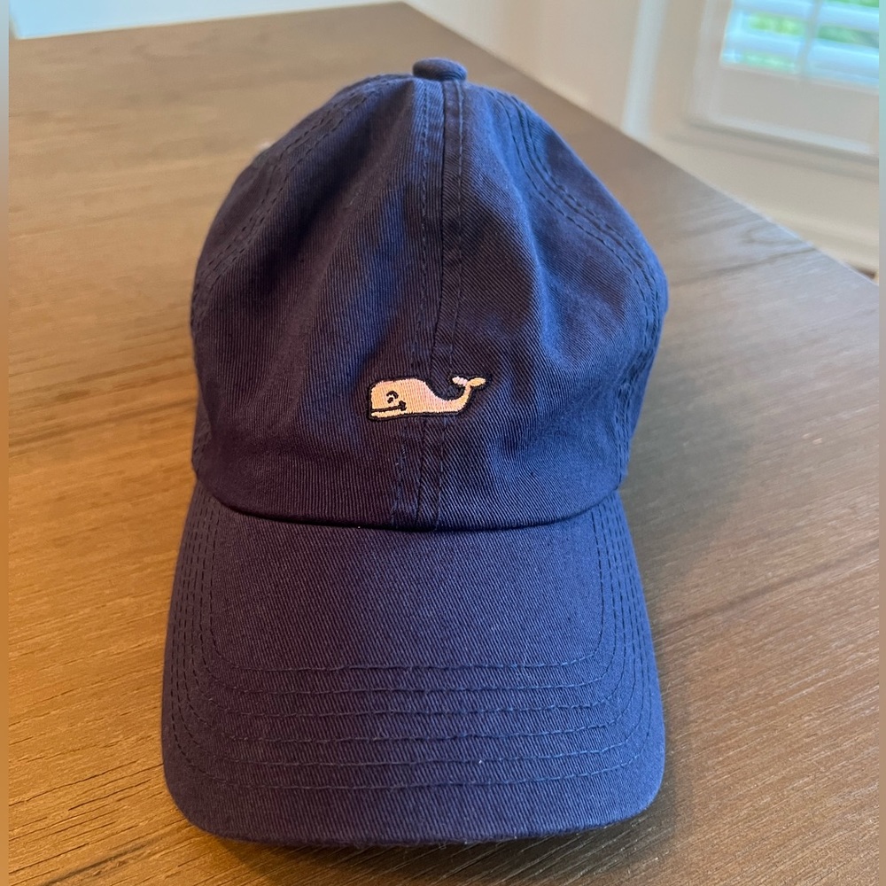 Navy kids Vineyard Vines for Target logo adjustable baseball cap